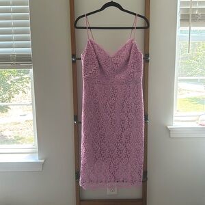 J. Crew Purple Guipure Lace Dress